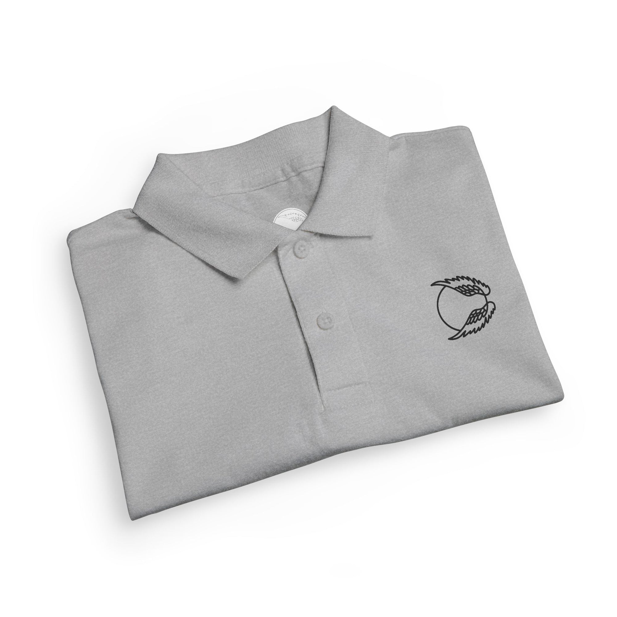 Youth Polo Shirt — Kids’ Polo with ‘Flap. Soar. Repeat.' Sleeve