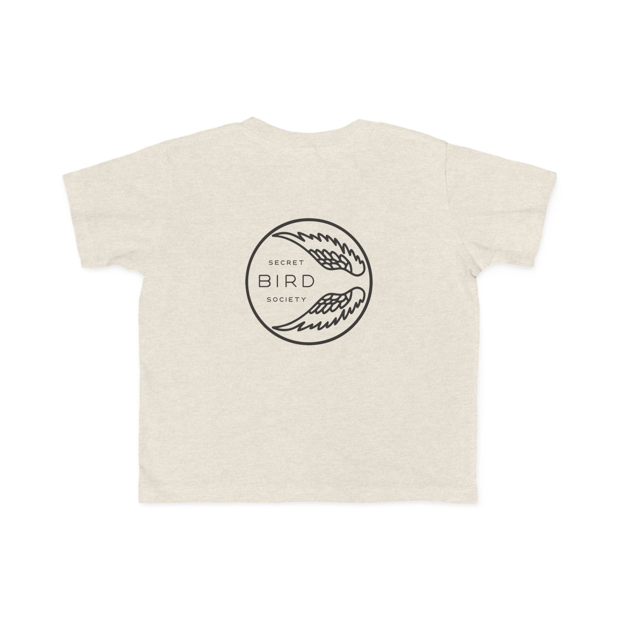 Toddler Tee — “THE FUTURE” Minimalist Bird Logo Kids Shirt