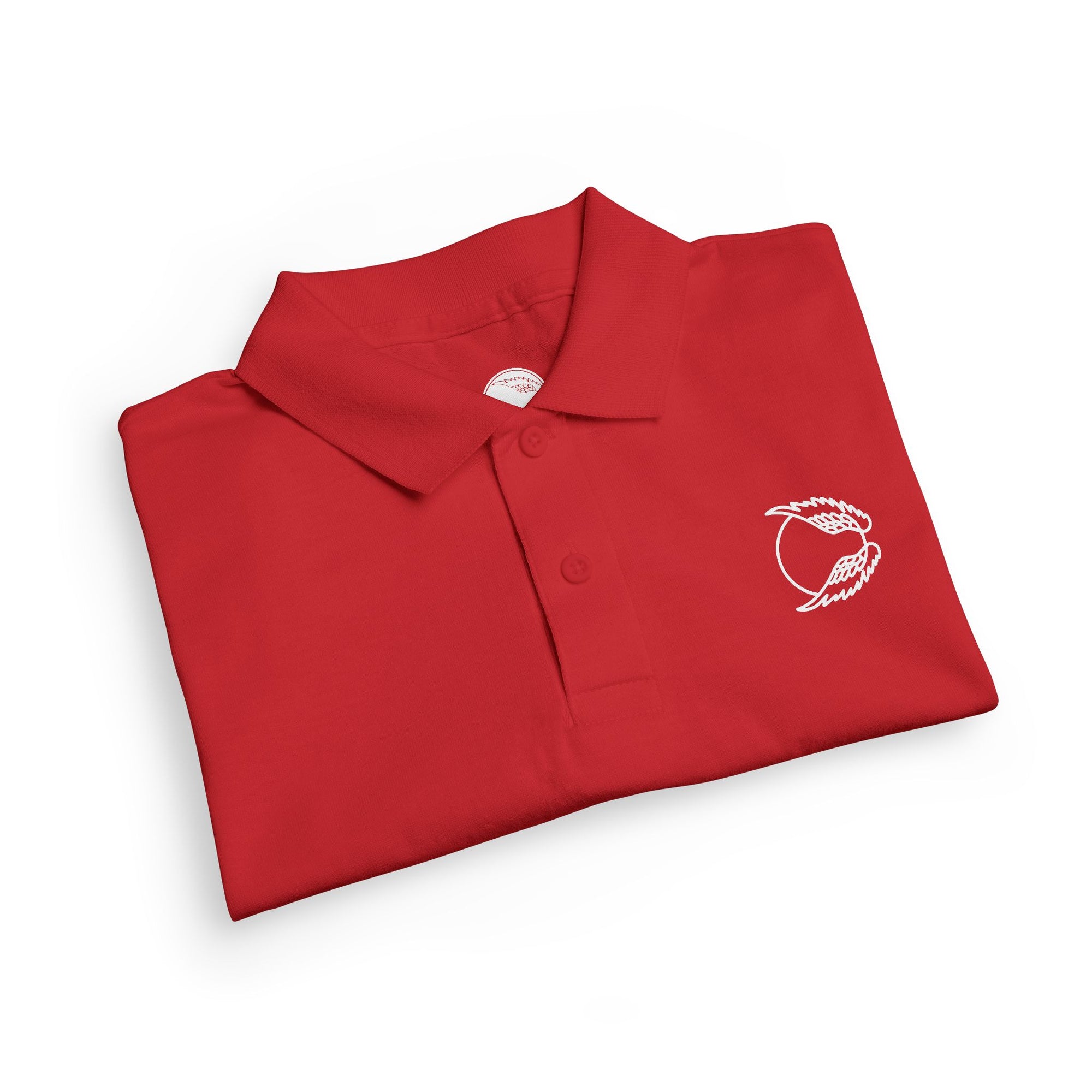 Youth Polo Shirt — Kids’ Polo with ‘Flap. Soar. Repeat.' Sleeve