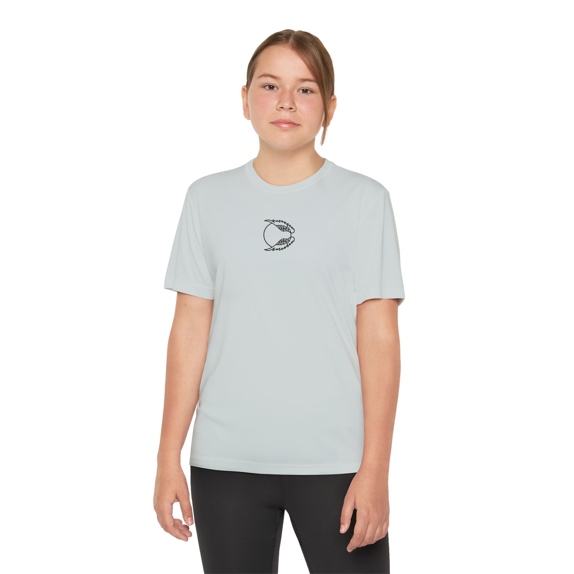 Youth Bird Tee — Front Wing Emblem, Back "FLAP. SOAR. REPEAT."