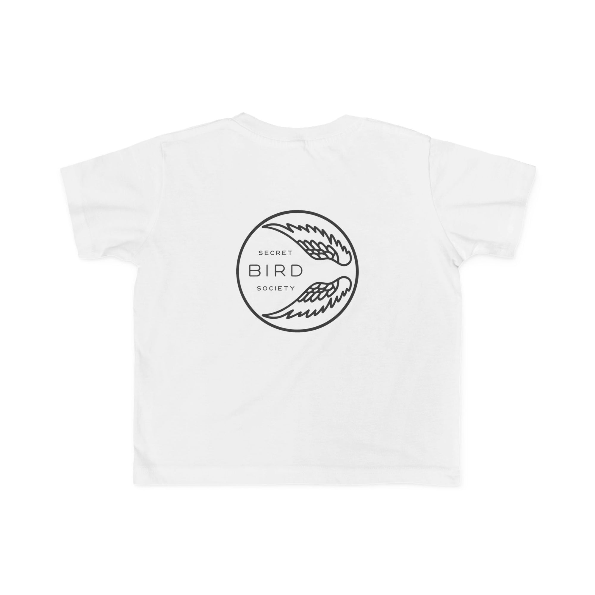 Toddler Tee — “THE FUTURE” Minimalist Bird Logo Kids Shirt