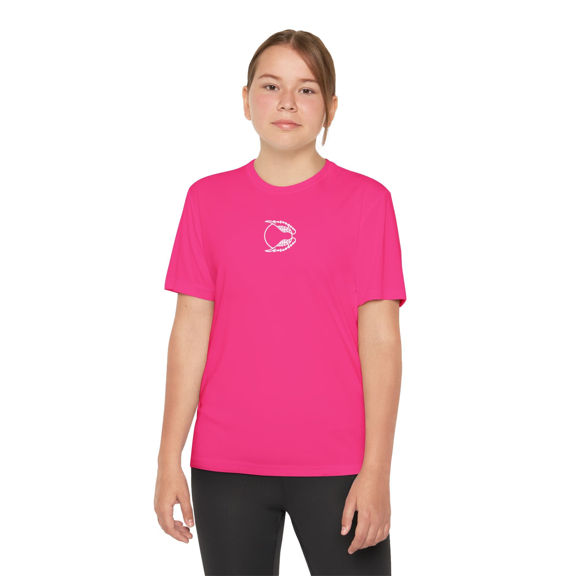 Youth Bird Tee — Front Wing Emblem, Back "FLAP. SOAR. REPEAT."