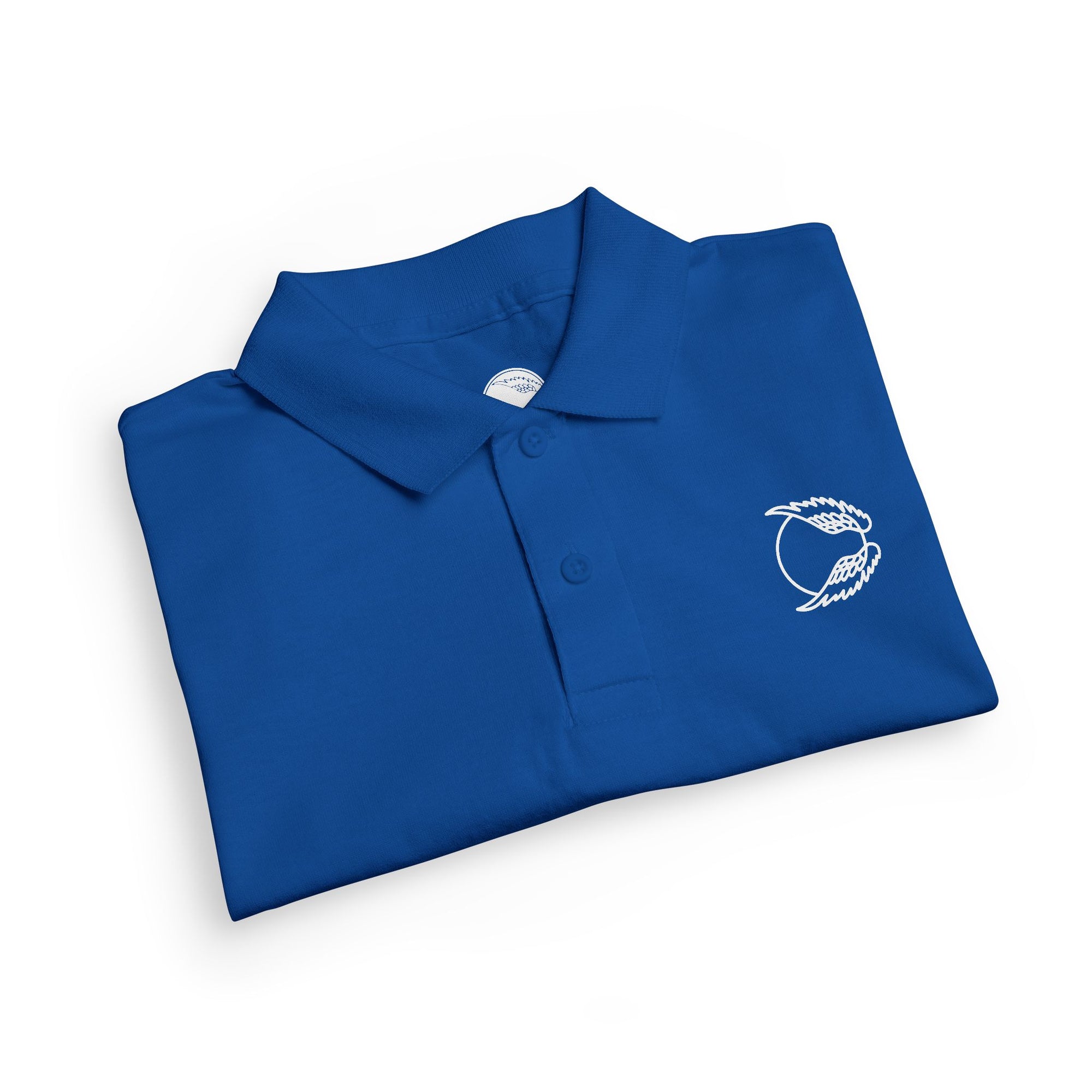 Youth Polo Shirt — Kids’ Polo with ‘Flap. Soar. Repeat.' Sleeve