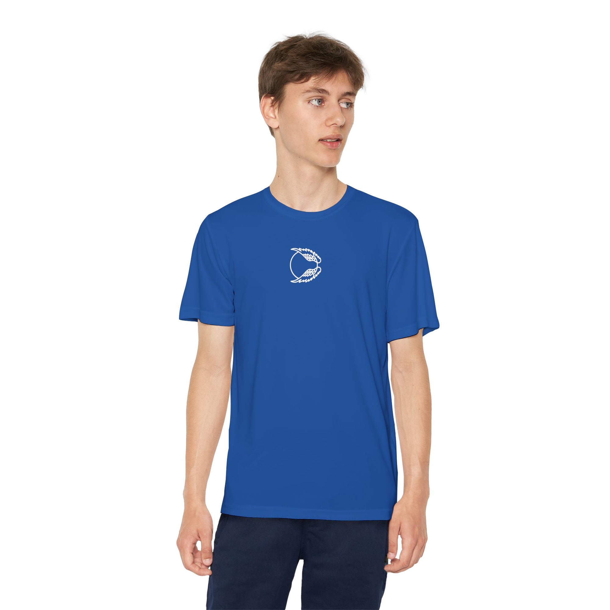 Youth Bird Tee — Front Wing Emblem, Back "FLAP. SOAR. REPEAT."