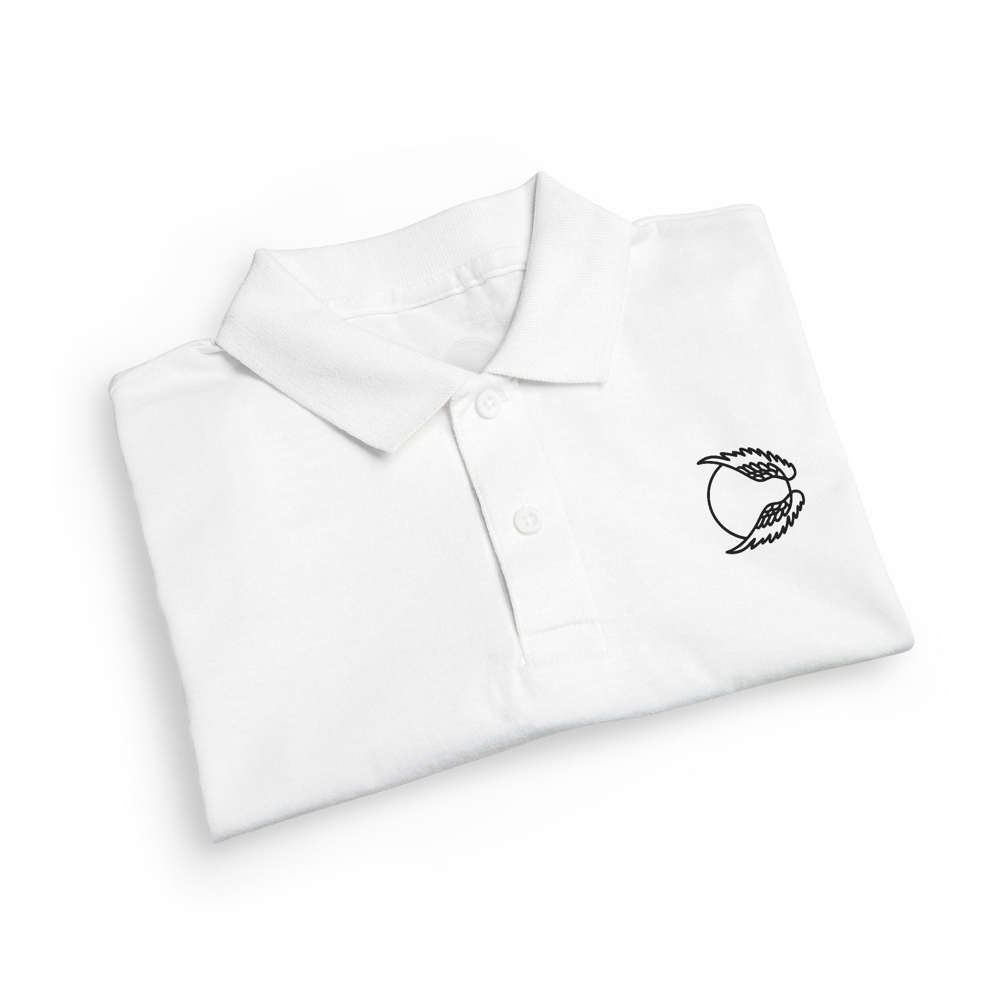 Youth Polo Shirt — Kids’ Polo with ‘Flap. Soar. Repeat.' Sleeve