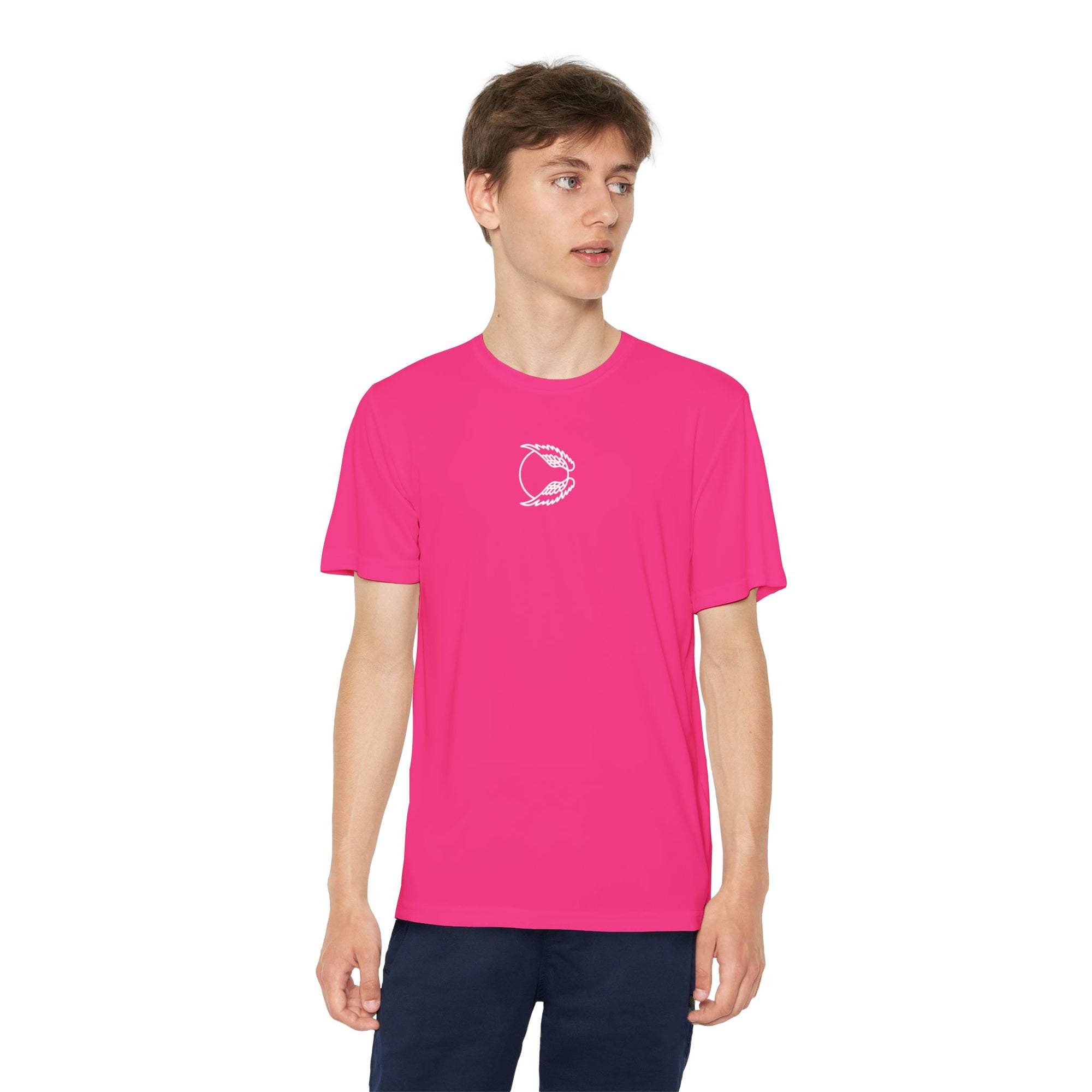Youth Bird Tee — Front Wing Emblem, Back "FLAP. SOAR. REPEAT."
