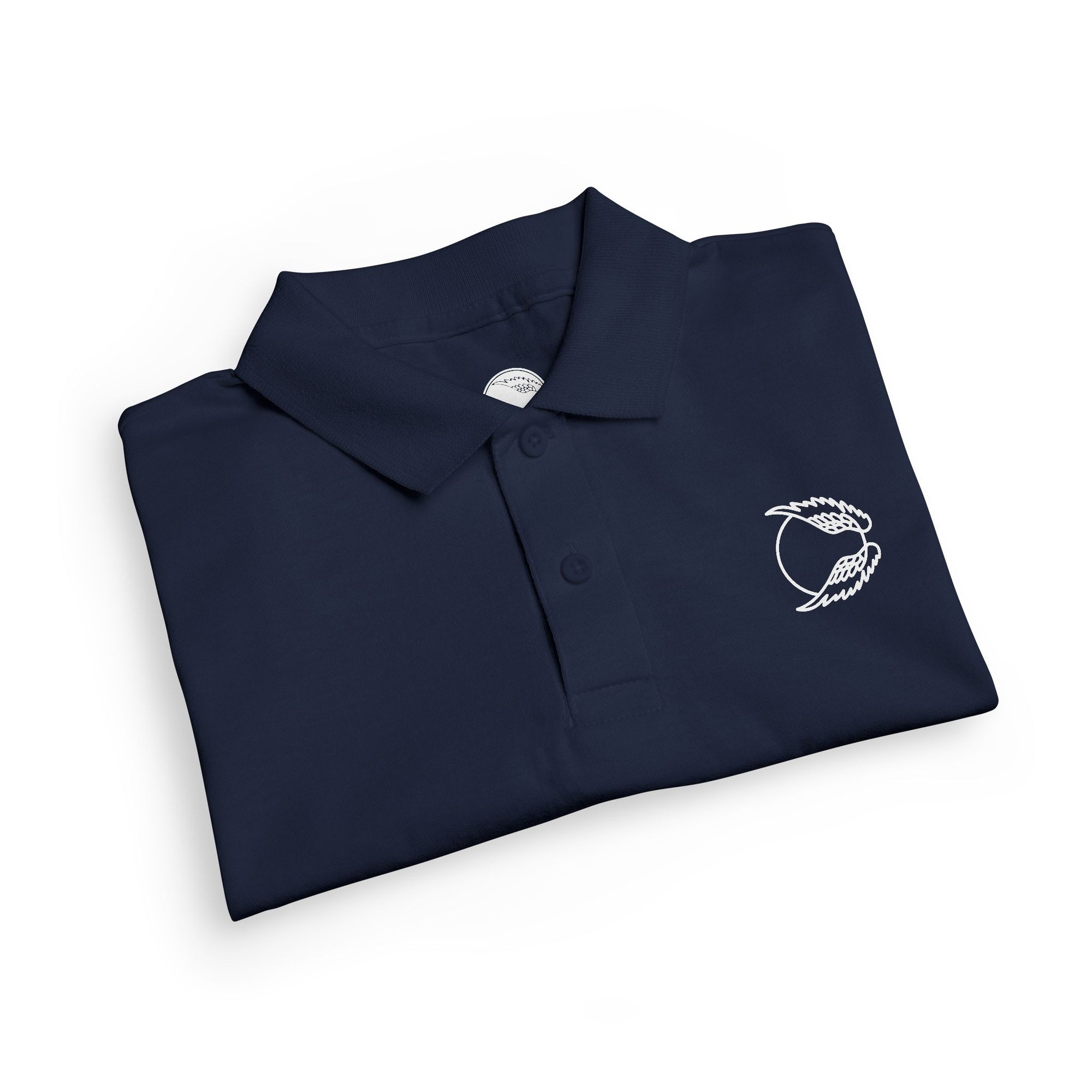Youth Polo Shirt — Kids’ Polo with ‘Flap. Soar. Repeat.' Sleeve