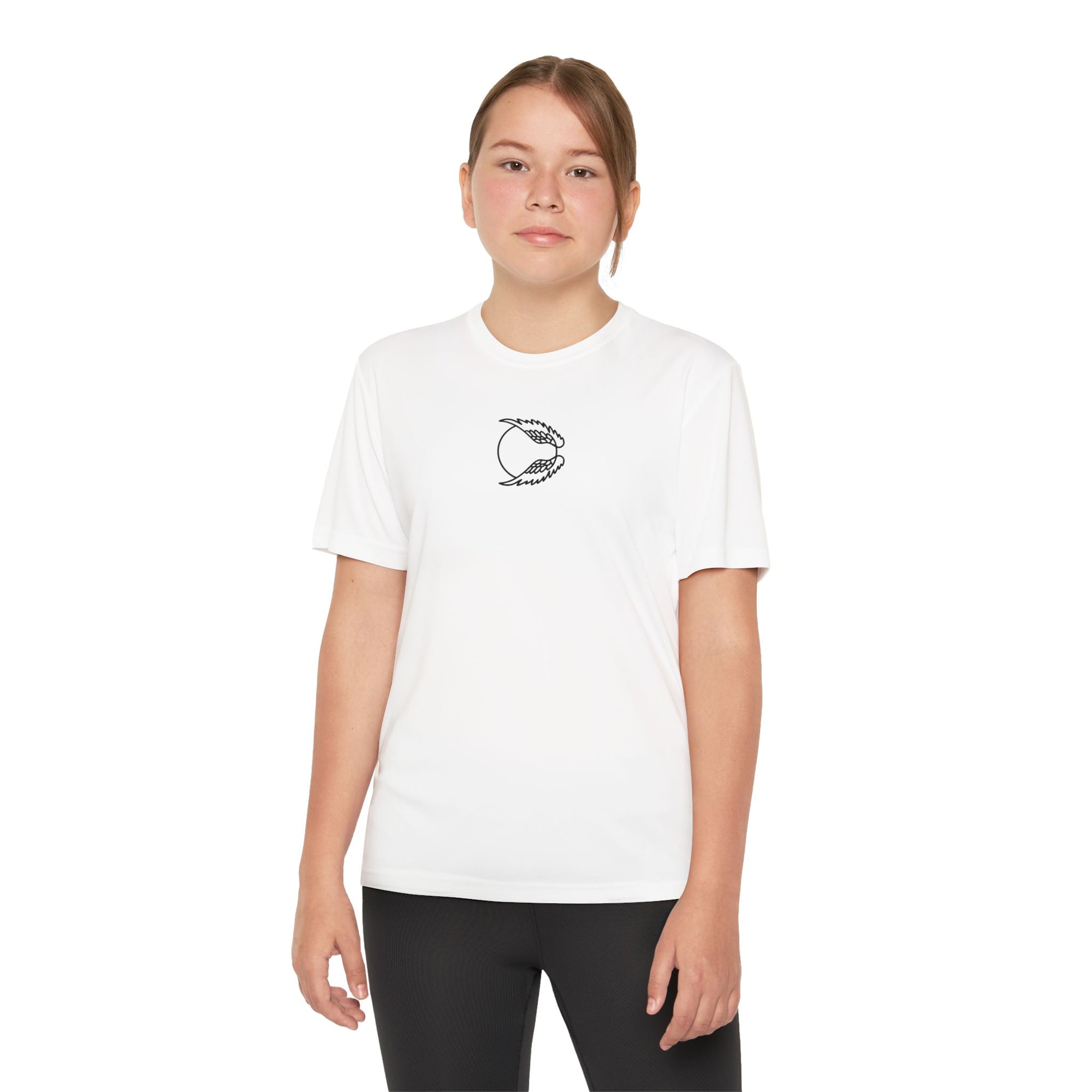 Youth Bird Tee — Front Wing Emblem, Back "FLAP. SOAR. REPEAT."
