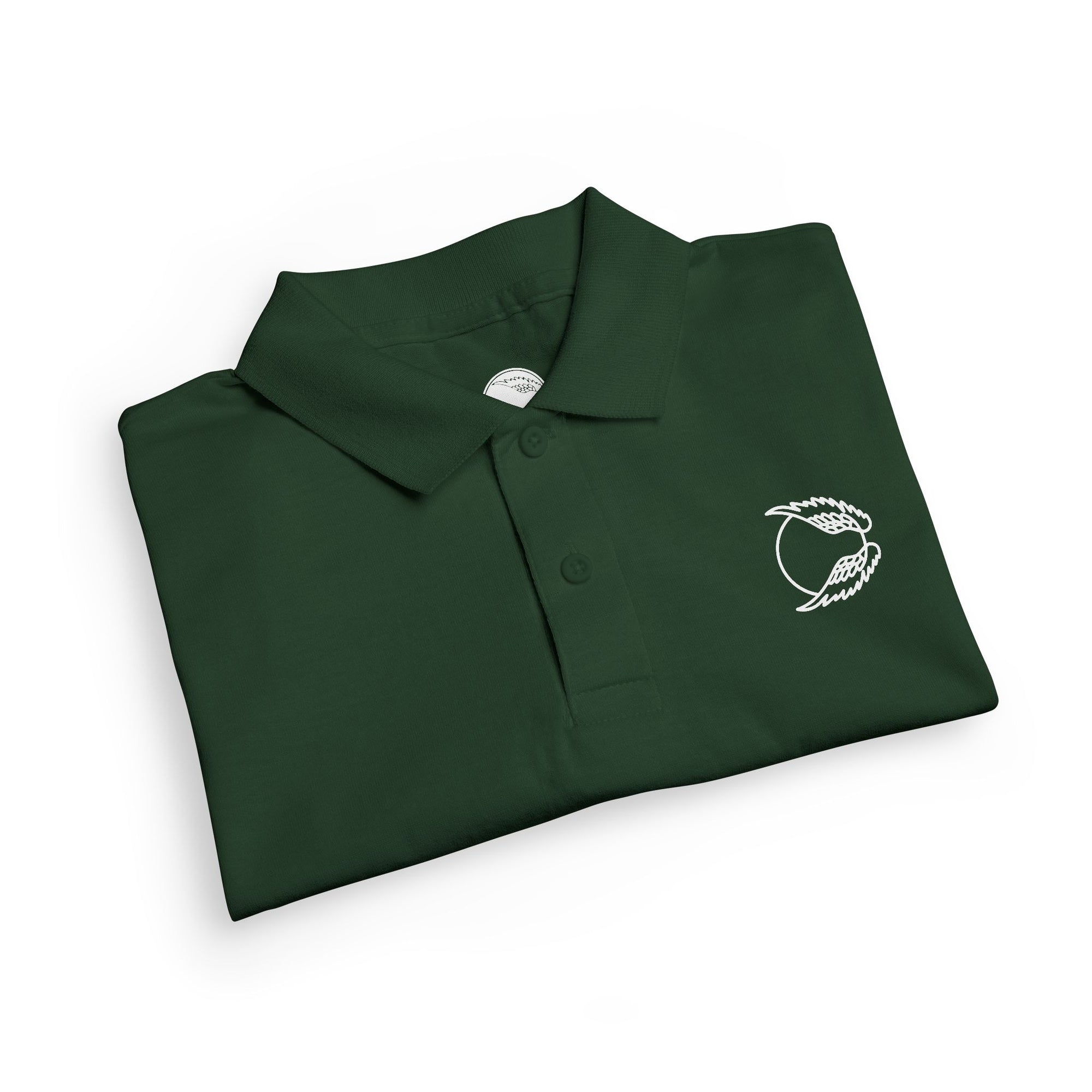 Youth Polo Shirt — Kids’ Polo with ‘Flap. Soar. Repeat.' Sleeve